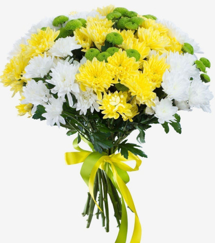 Bouquet de chrysanthèmes mélangés