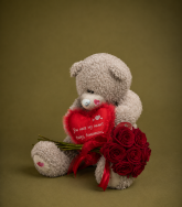 Ours en peluche heureux