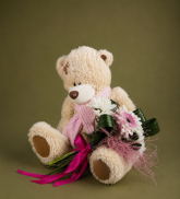 Ours en peluche romantique